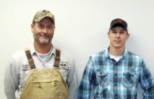 Employees reaching five years service: Greg Knighten, Equipment Operator;  Kyle Laney, Gas System Operator